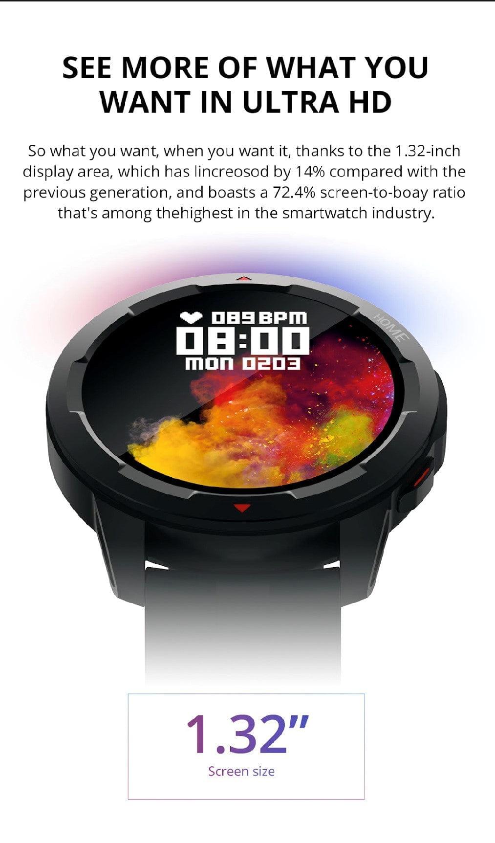 COLMI M40 BT Call Smart Watch Black Smart Watch South Africa