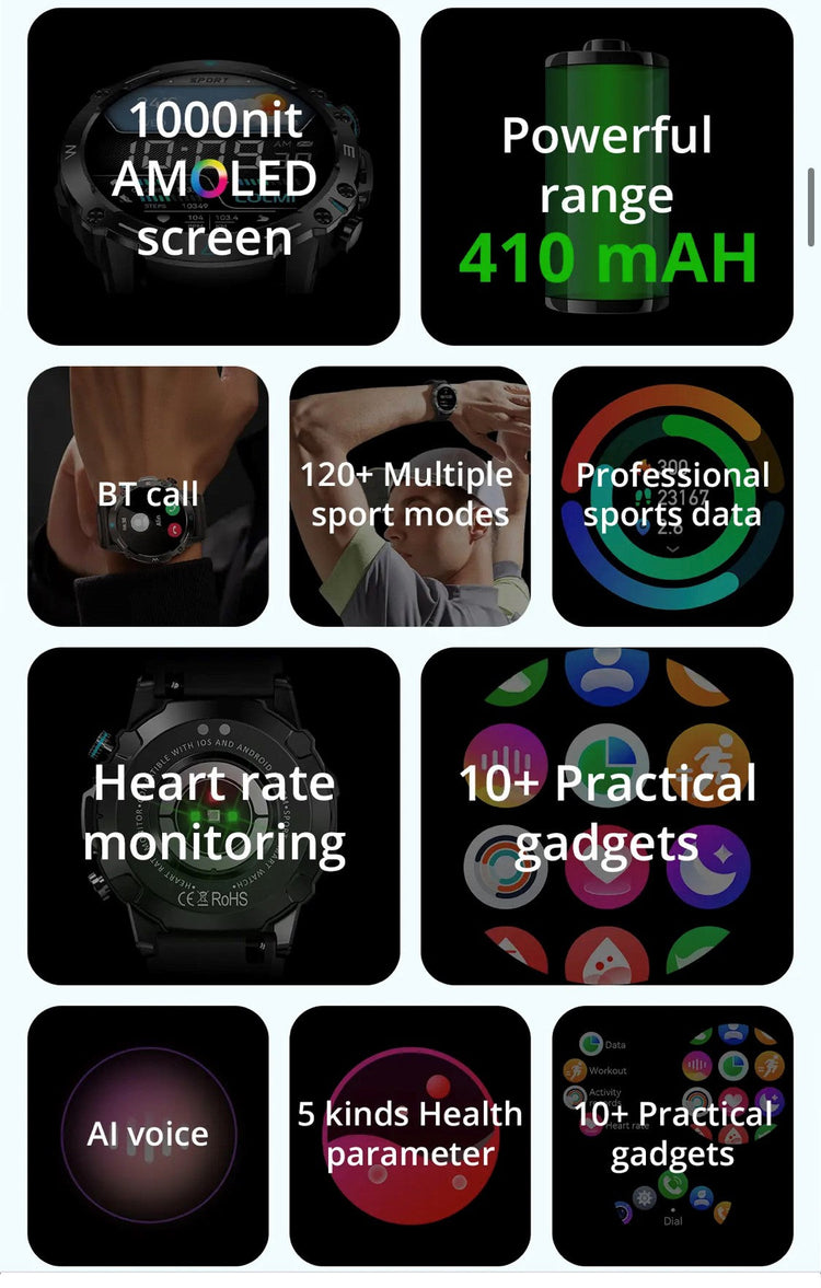 Colmi M42 Silver Smartwatch | Smart Watch South Africa