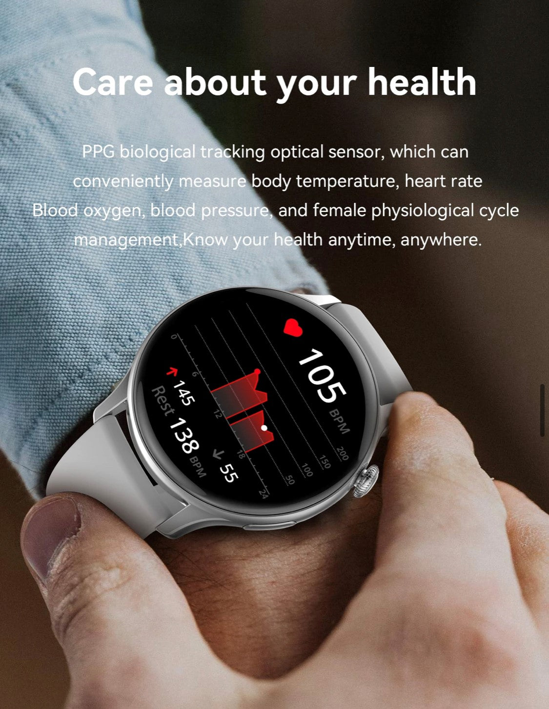 Smartoby Amoled BT Smart Watch