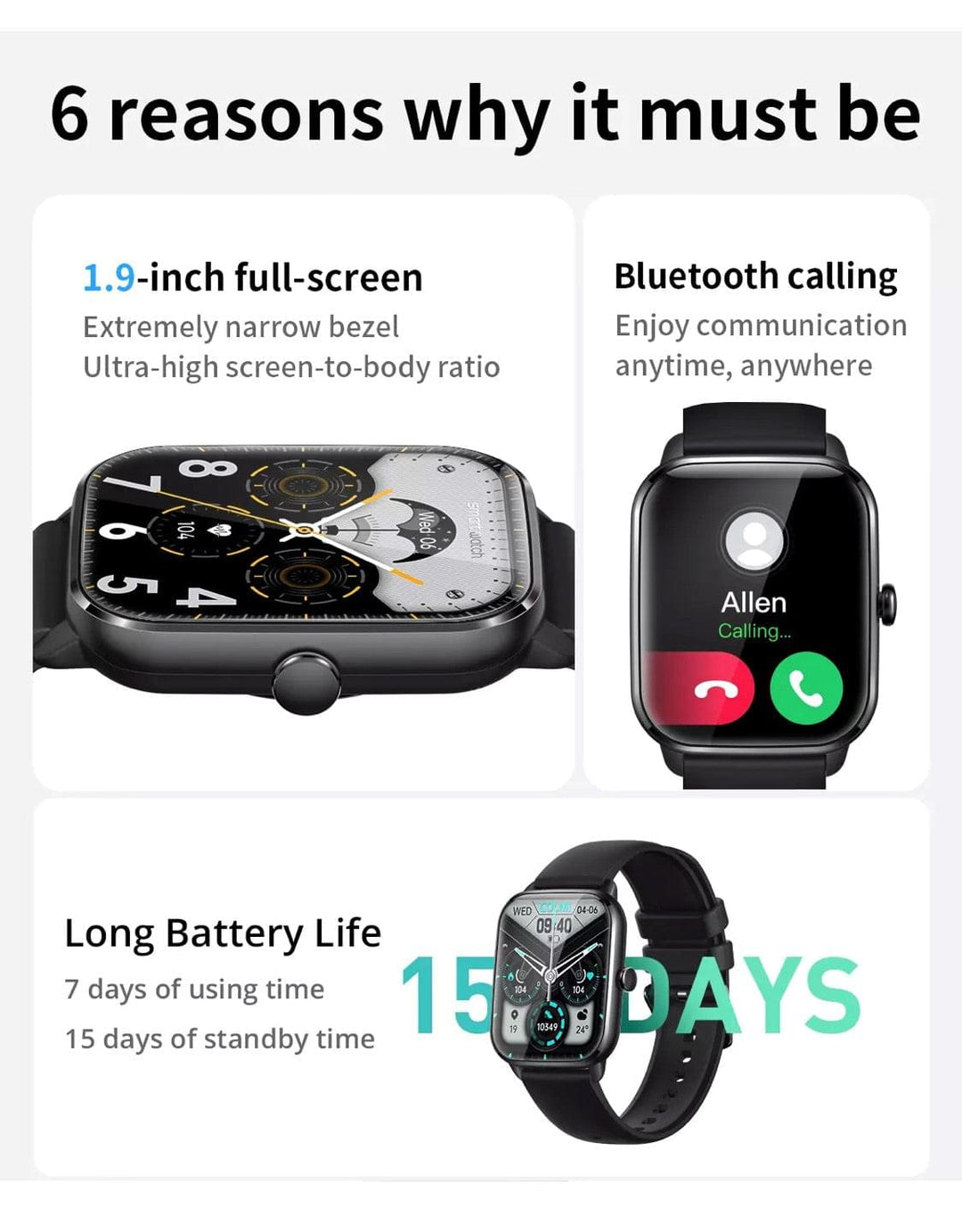 Colmi C61 silver Smart Watch South Africa