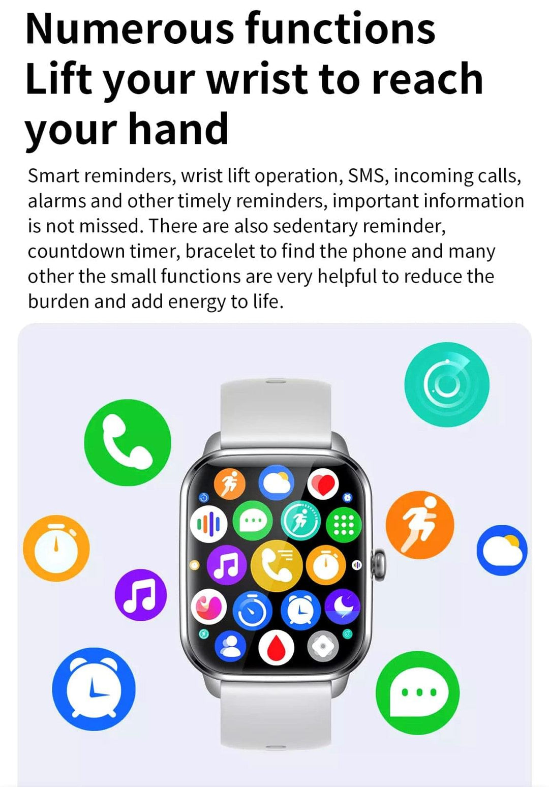 Colmi C61 silver Smart Watch South Africa