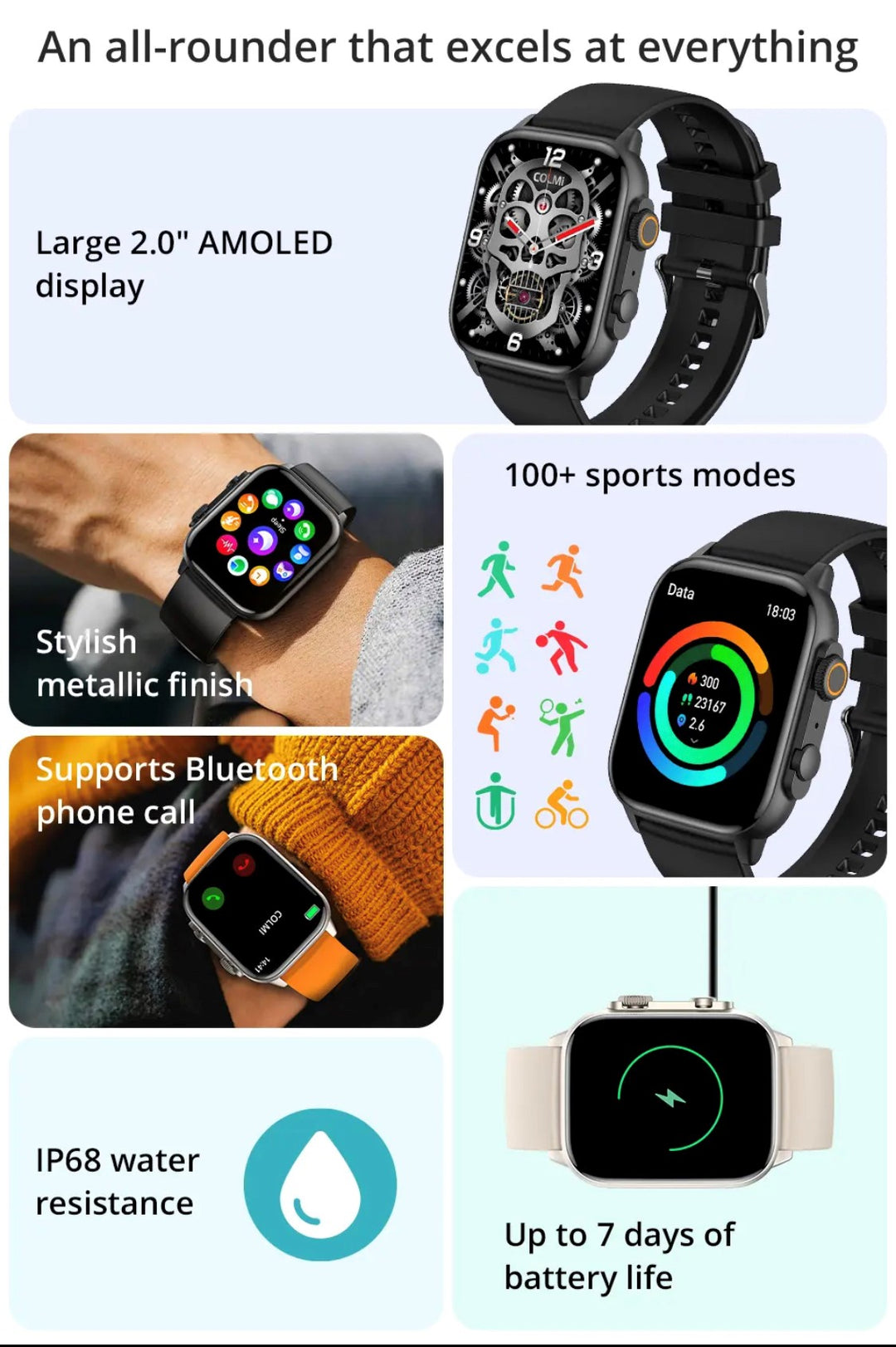 Colmi C81 Gold | Best Watch Brands | Smart Watch South Africa