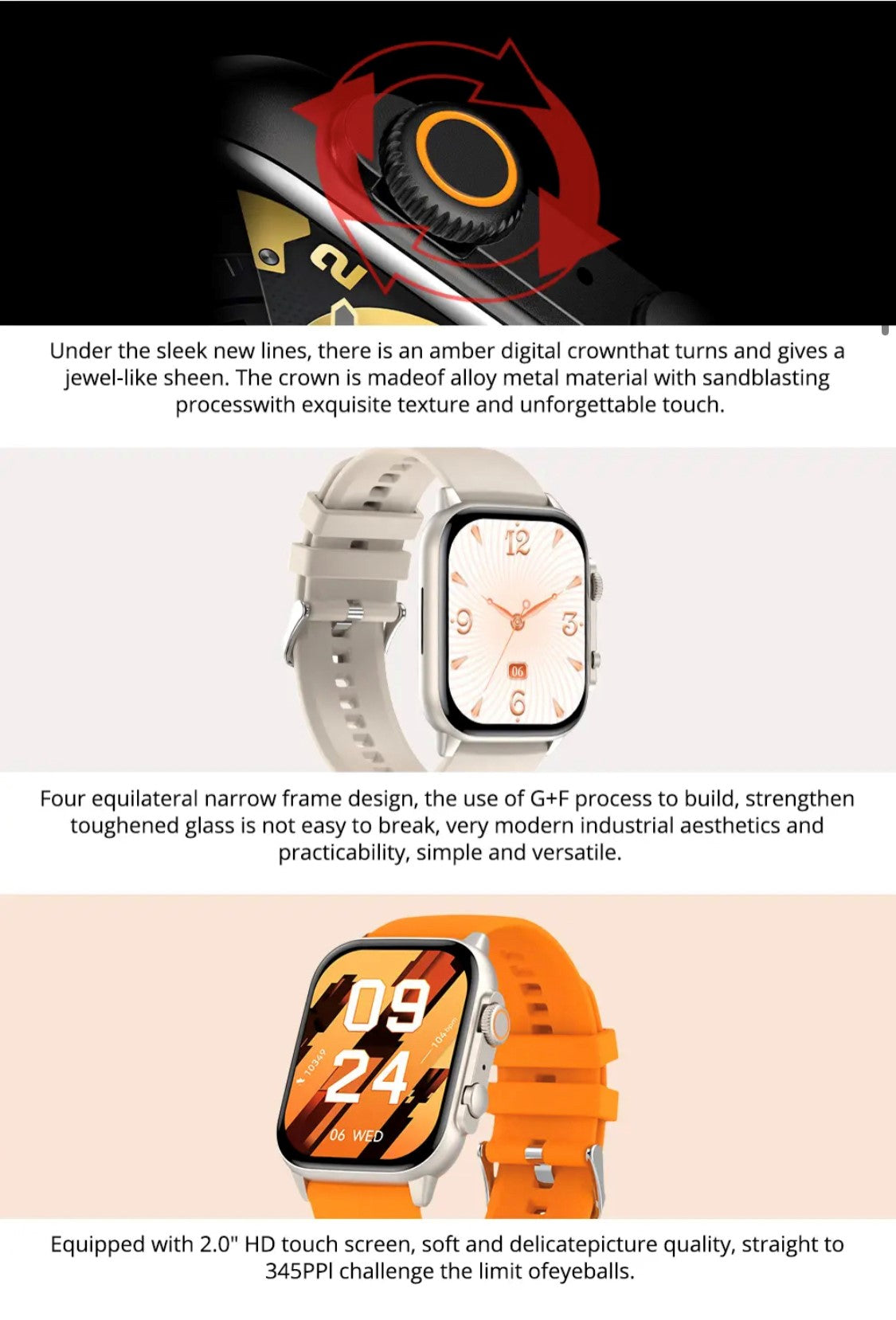 Colmi C81 Gold | Best Watch Brands | Smart Watch South Africa