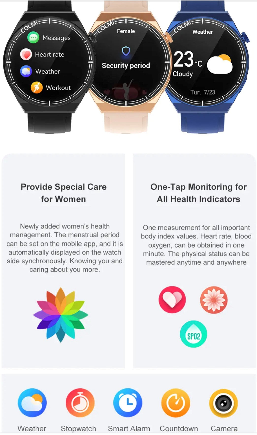 Best Watch Brands | Colmi Ci11 Black - Smart Watch South Africa