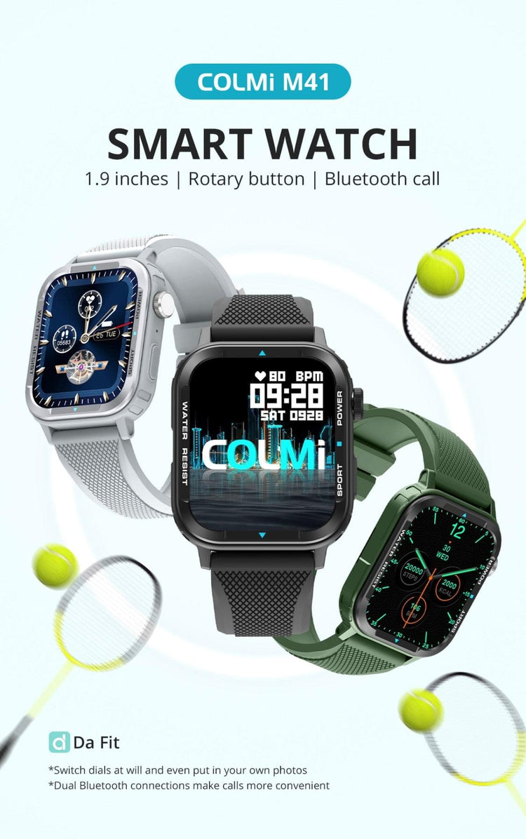 Colmi M41 Black Smart Watch South Africa 