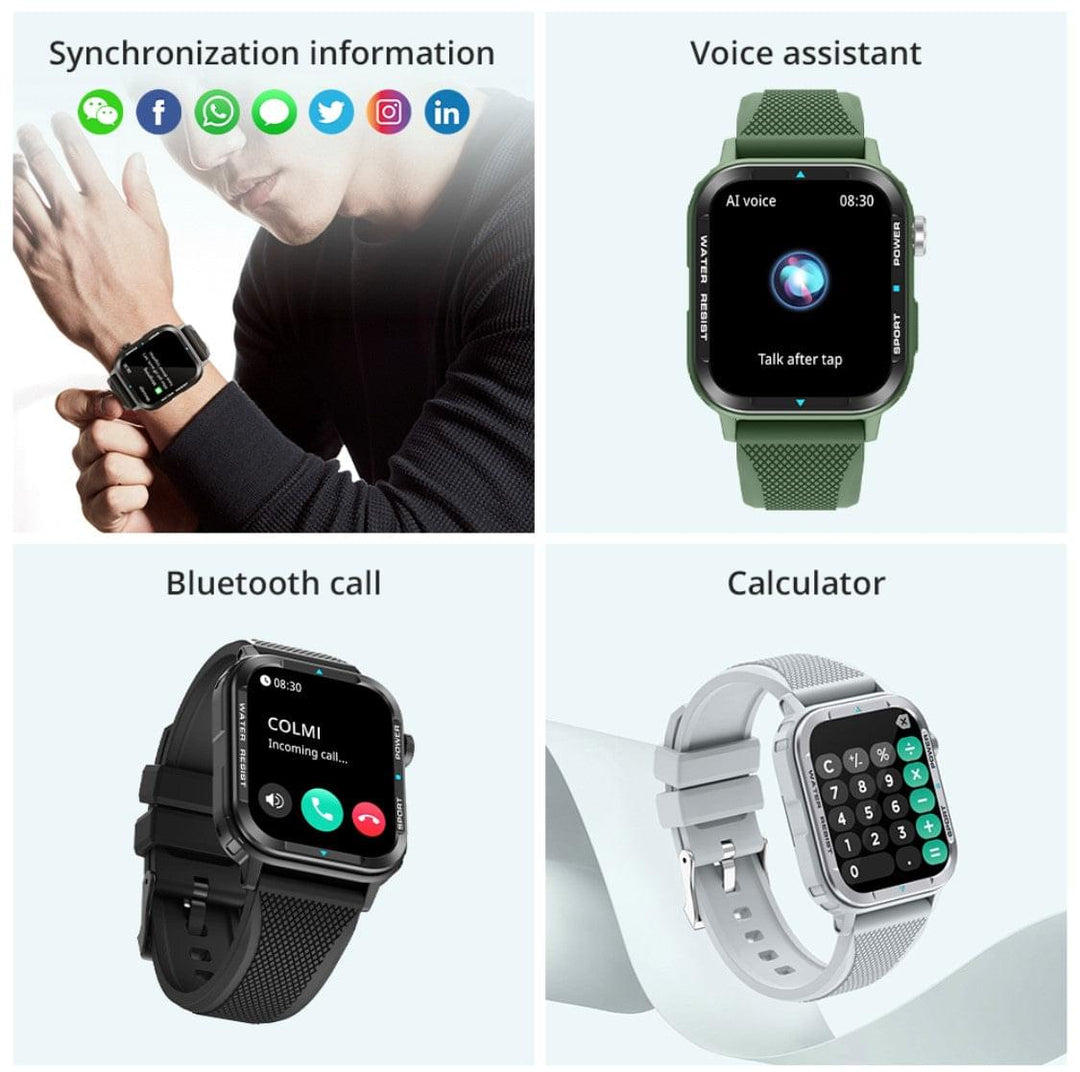 Colmi M41 Black Smart Watch South Africa 