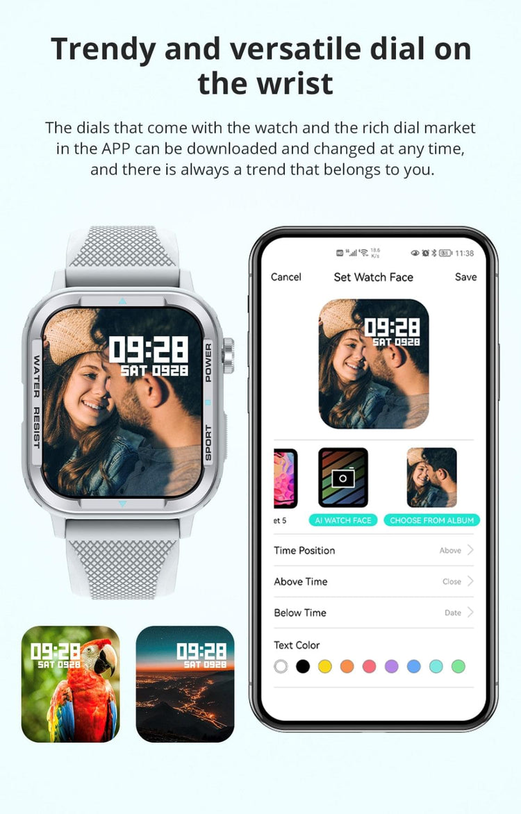 Colmi M41 Black Smart Watch South Africa 