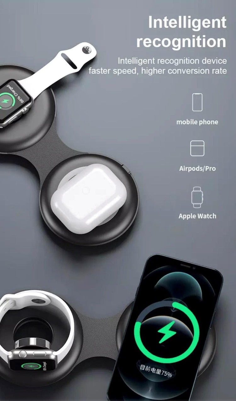 3 in 1 Wireless Magnetic Charger - Smart Watch South Africa