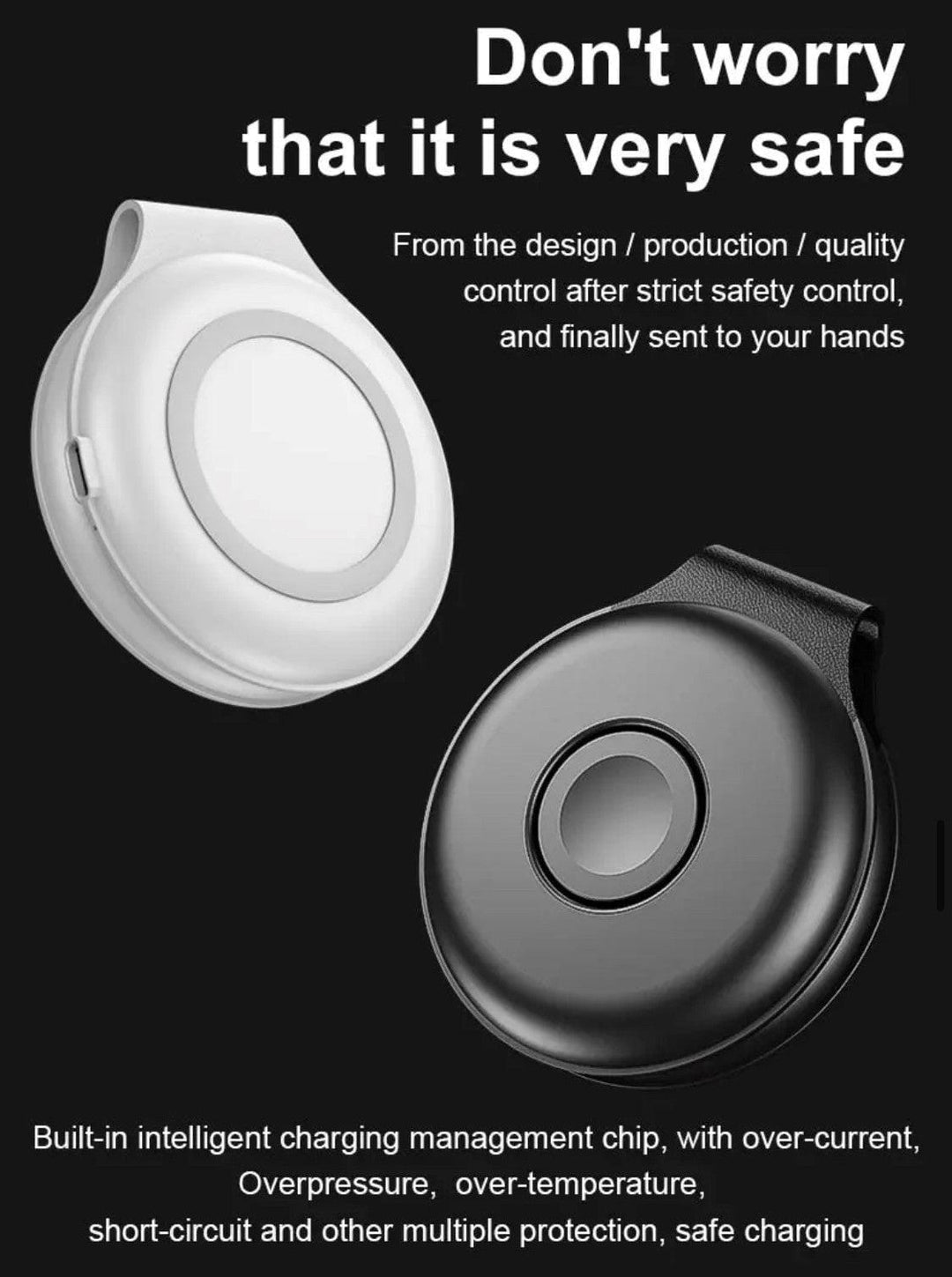 Smart Watch South Africa  Headphone & Headset Accessories Black 3 in 1 Wireless Magnertic Charger