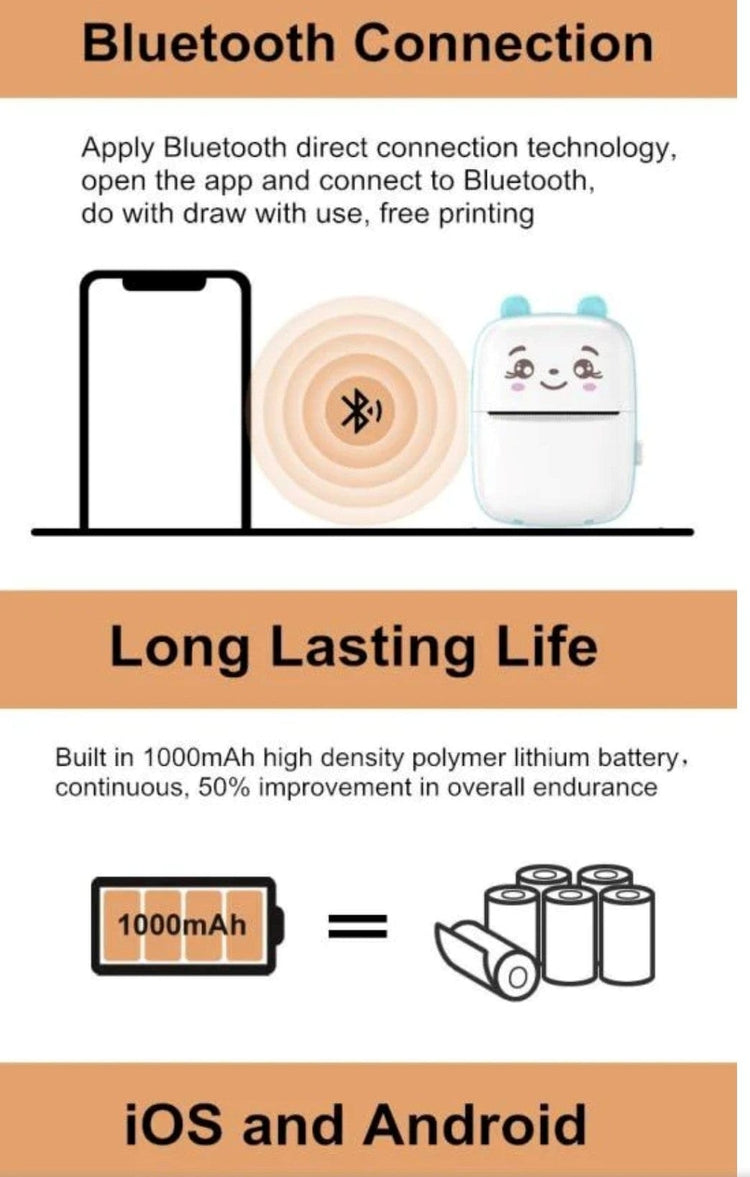 Hand Mini Printer-Smart Watch South Africa 