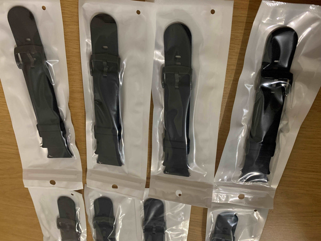 Durable and Comfortable Black Silicone Soft Strap from Smart Watch South Africa