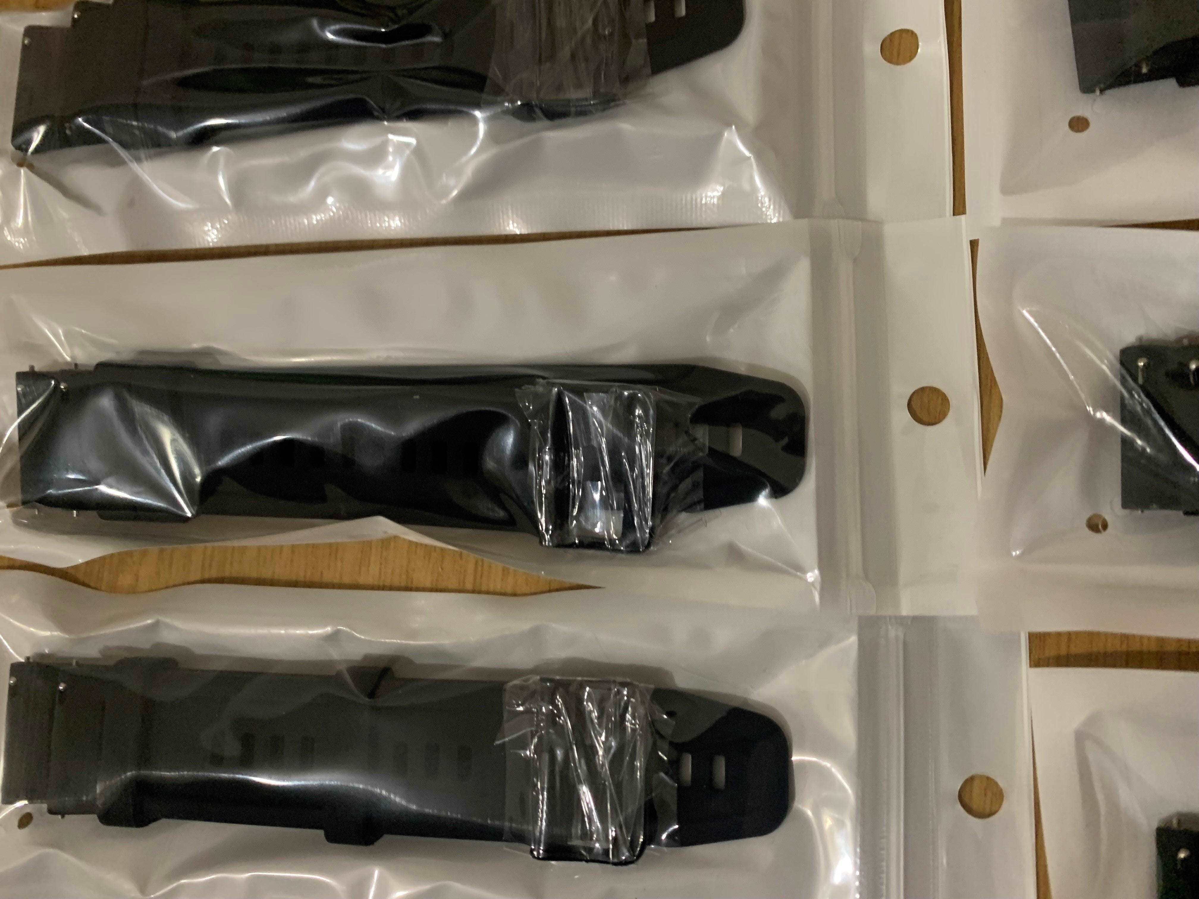 Smart Watch South Africa Silicone Straps Black Black Silicone Soft Strap 2,5CM standard at pin