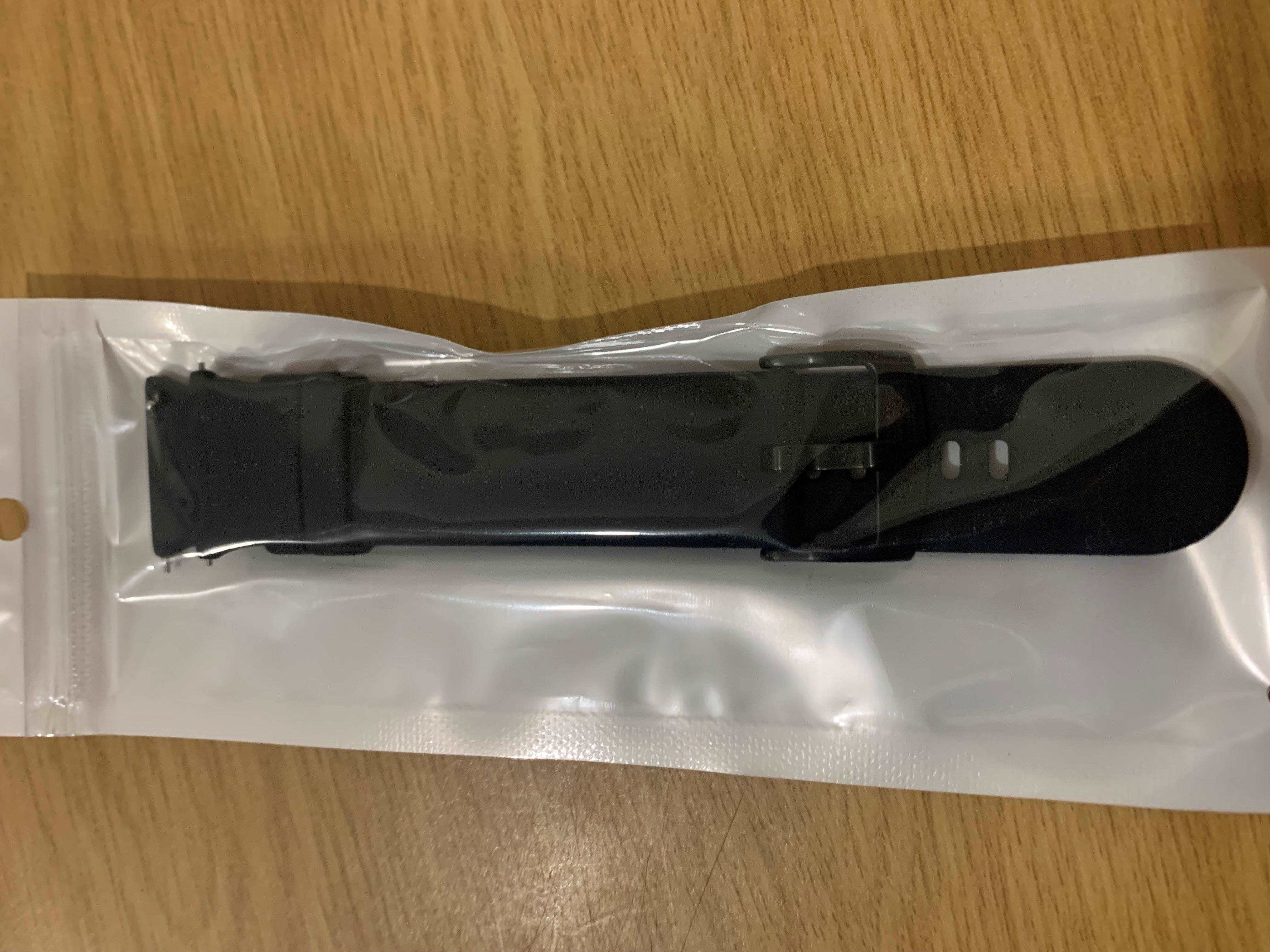 Durable and Comfortable Black Silicone Soft Strap from Smart Watch South Africa