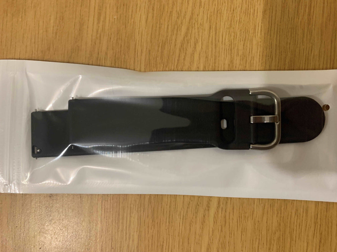 modern style black & silver silicone soft strap - Smart Watch South Africa