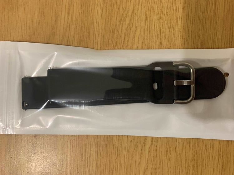 modern style black & silver silicone soft strap - Smart Watch South Africa