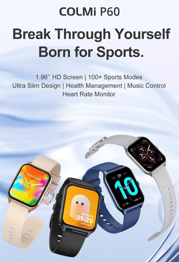 Smart Watches on Sale | Colmi C63 Black Smart Watch - Smart Watch South Africa