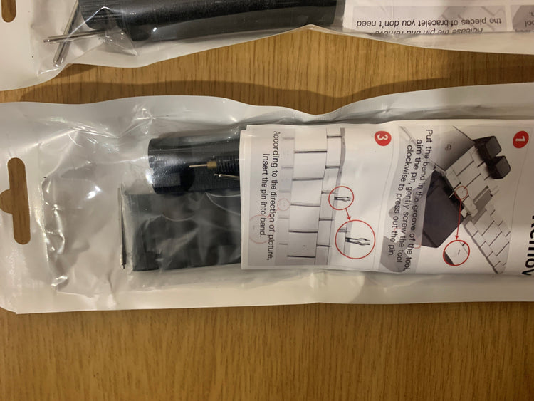 Smart Watch South Africa Stainless Steel Straps Black Stainless Steel Stainless Steel Black Strap 2,5CM Standard at pin