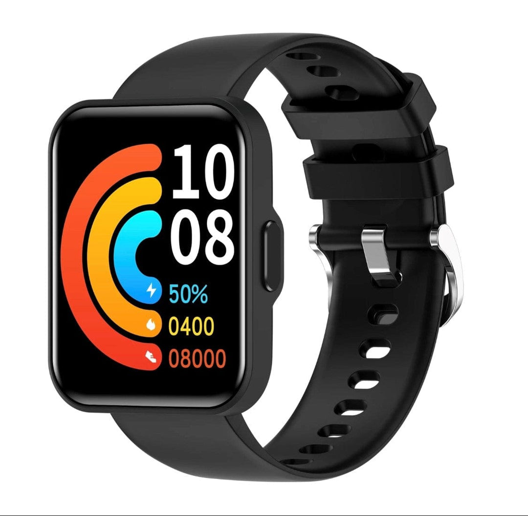 SMARTOBY 1.69 Inch HD Black Extra Straps