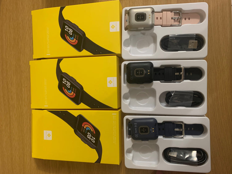 SMARTOBY 1.69 Inch HD Black Extra Straps