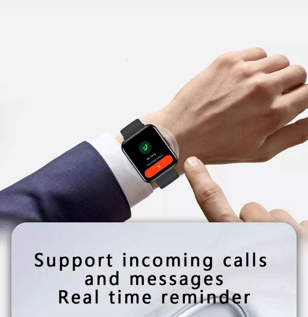 SMARTOBY 1.69 Inch HD Black Extra Straps