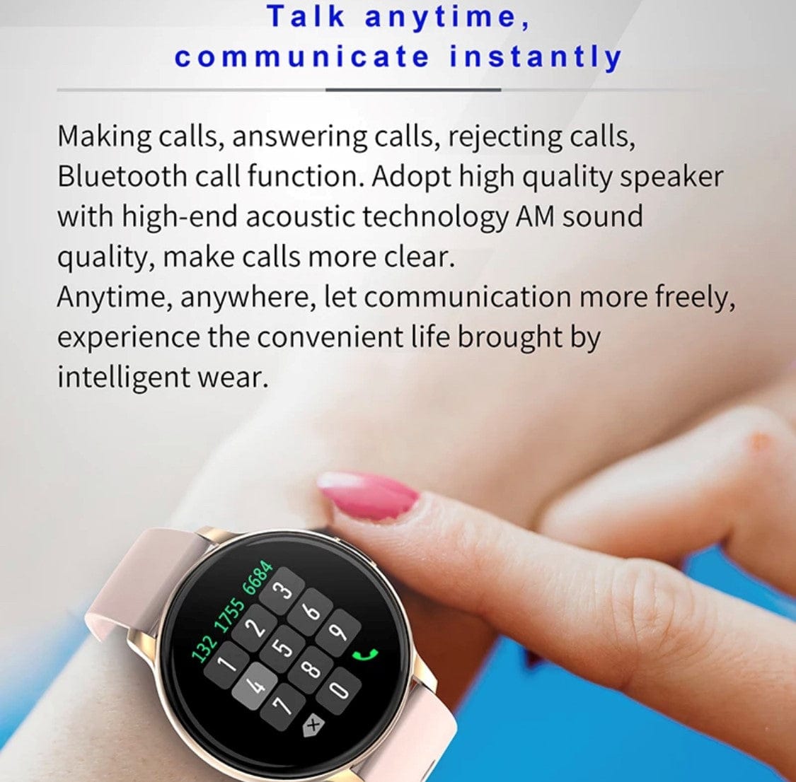 Smartoby Woman Black Smart Watch