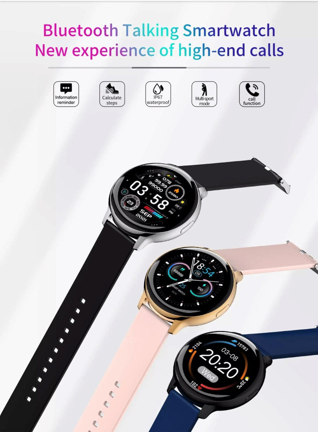 Smartoby Woman Black Smart Watch