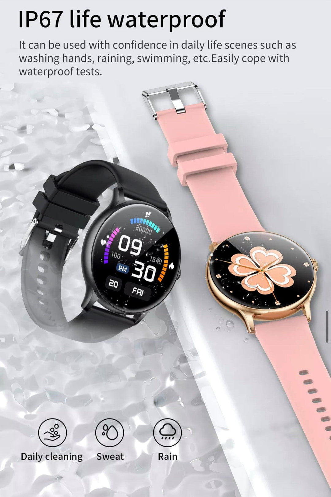 Black Smartoby Dafit i10 BT Call Smart Watch Black - Smart Watch South Africa