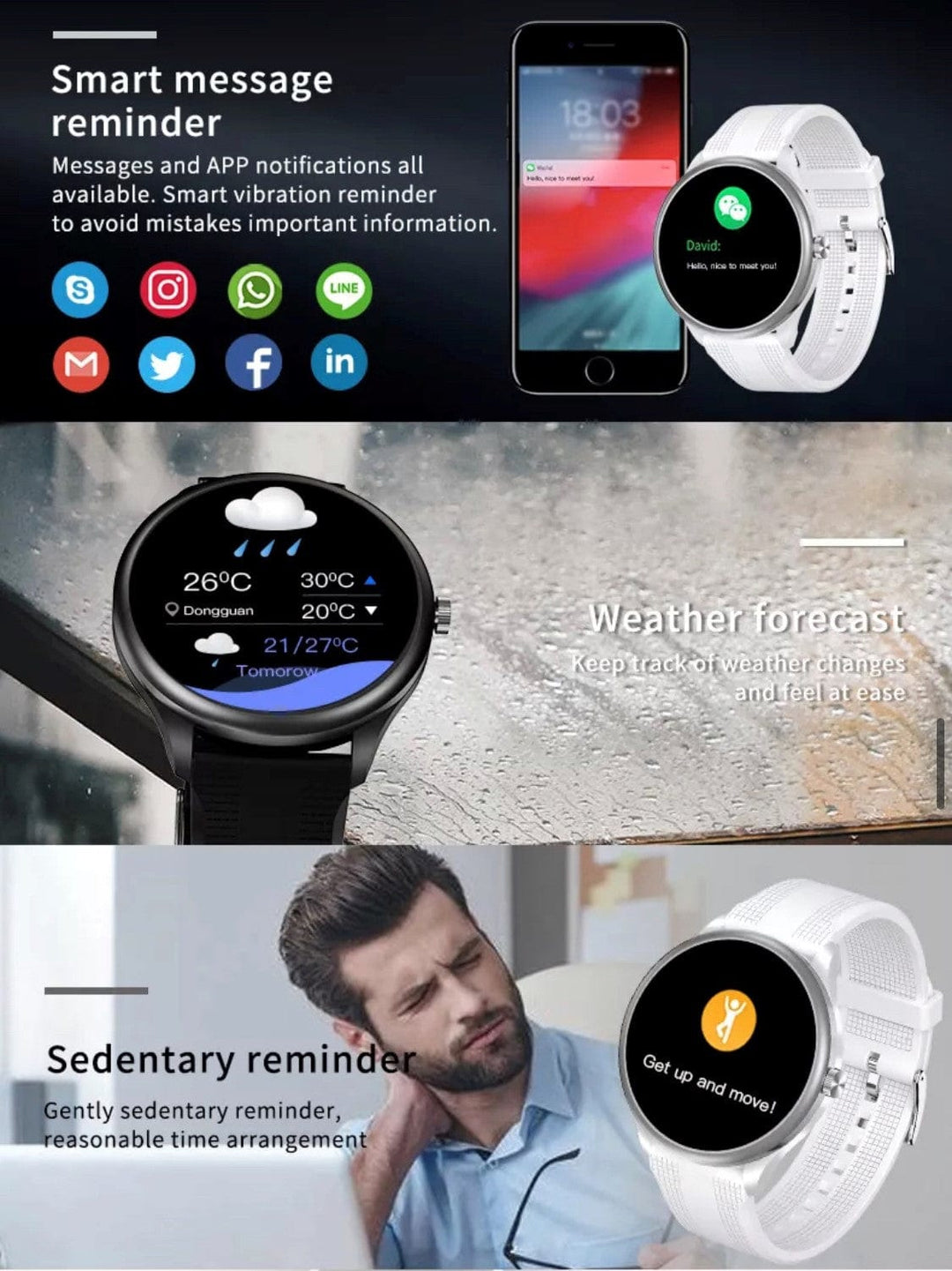 Smart Watch South Africa  Watches Black Smartoby M HBand Black