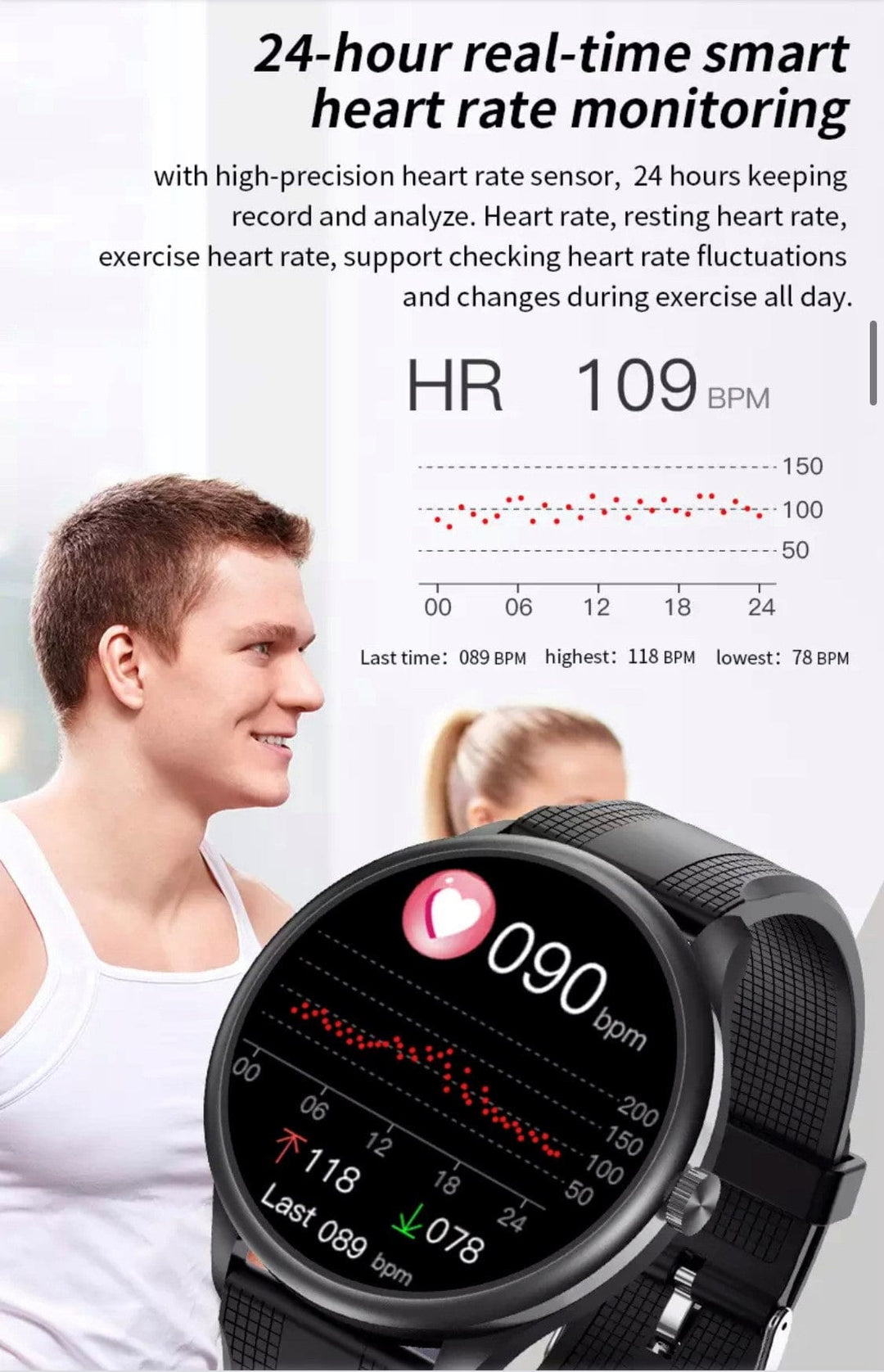 Smart Watch South Africa  Watches Black Smartoby M HBand Black