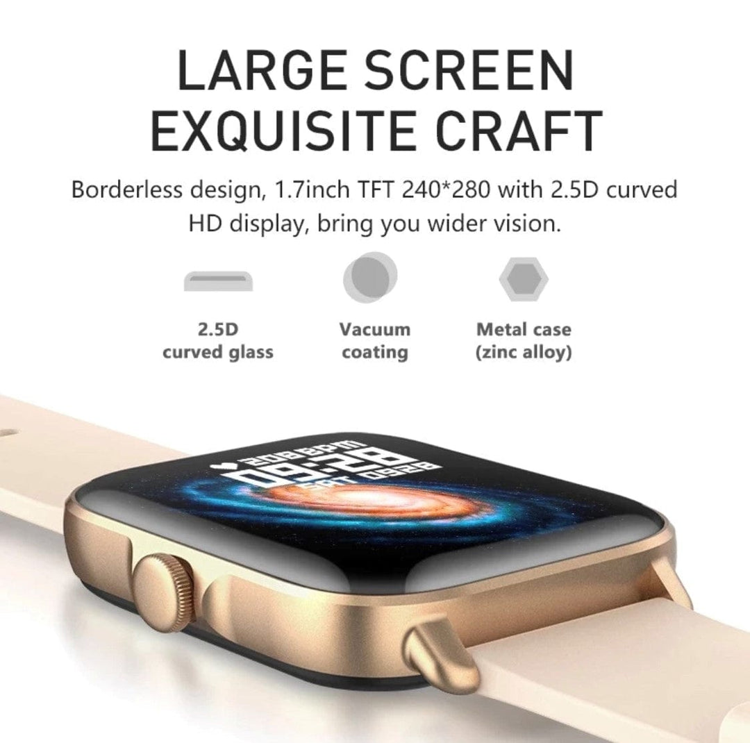 Smartoby P28 Plus Black with BT Calling - Smart Watch SA