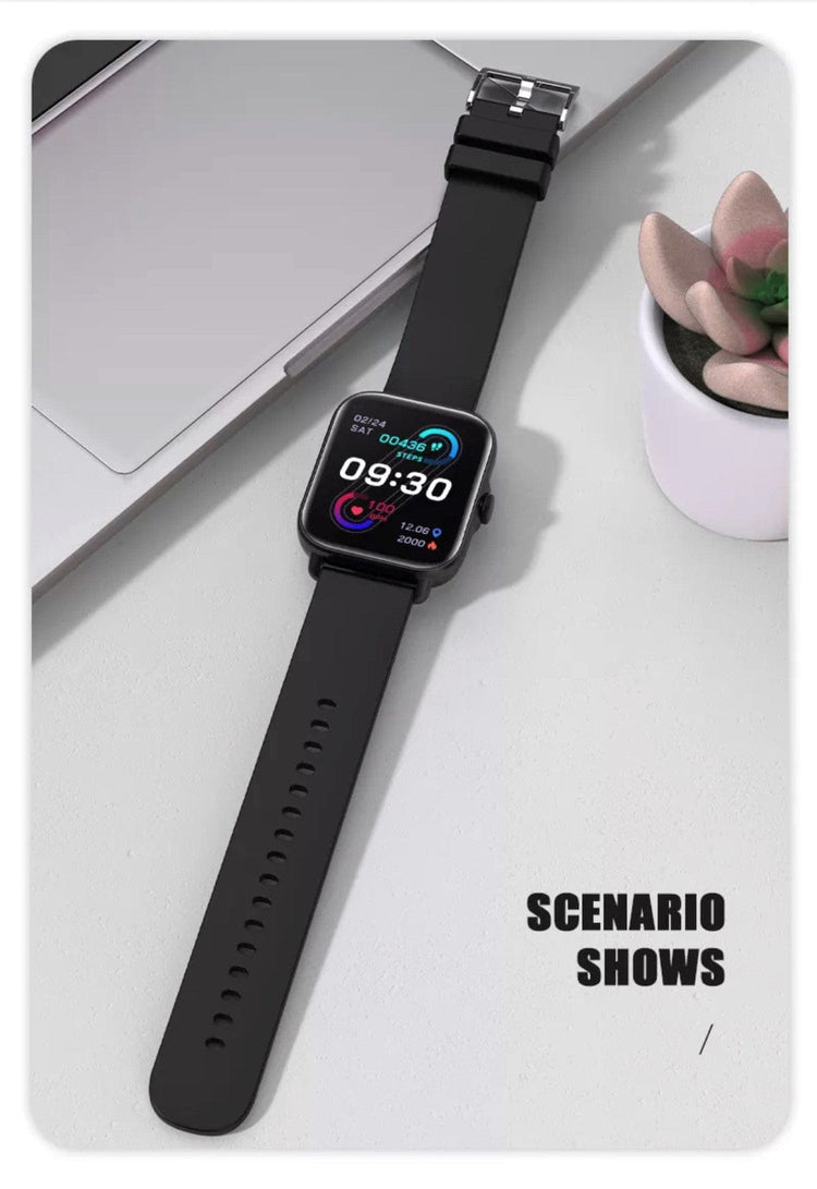 Smartoby P28 Plus Black with BT Calling - Smart Watch SA
