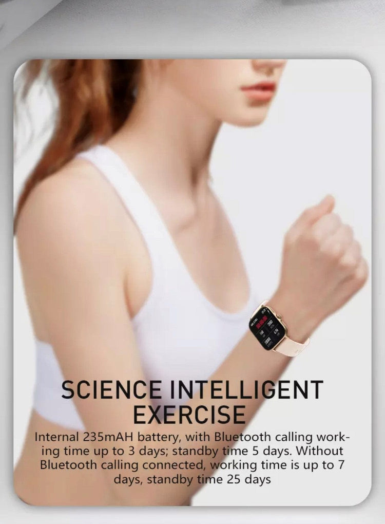 Smartoby P28 Plus Black with BT Calling - Smart Watch SA