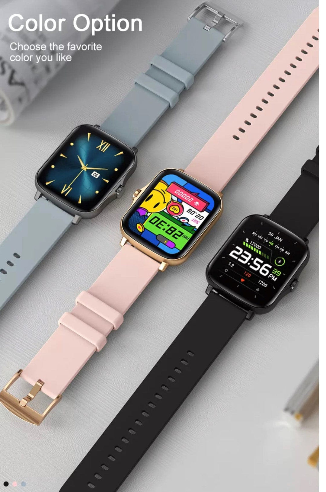 Smart Watch South Africa Watches Black SMARTOBY P8 MAX Black With BT Call