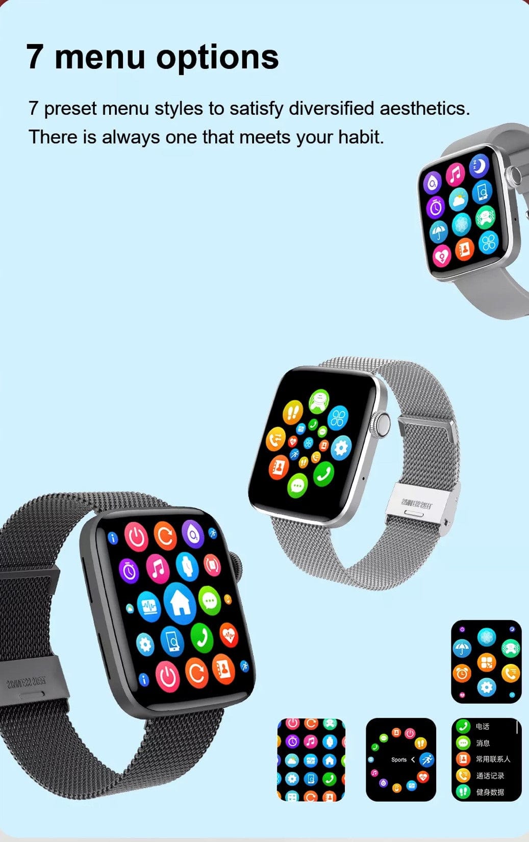 Smart Watch South Africa  Watches Black Smartoby WearPro Series 7 BLack Extra Straps Availible