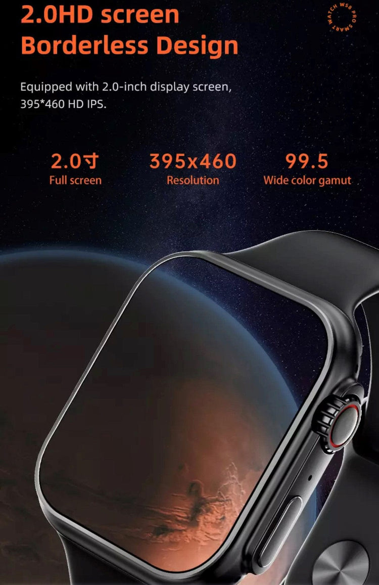 Smart Watch South Africa  Watches Black WS 8  Pro Ultra Black + free Bubble Strap