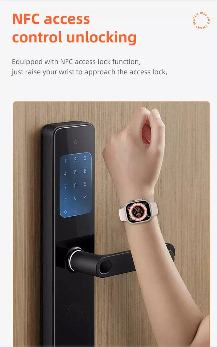 Smart Watch South Africa  Watches Black WS 8  Pro Ultra Black + free Bubble Strap