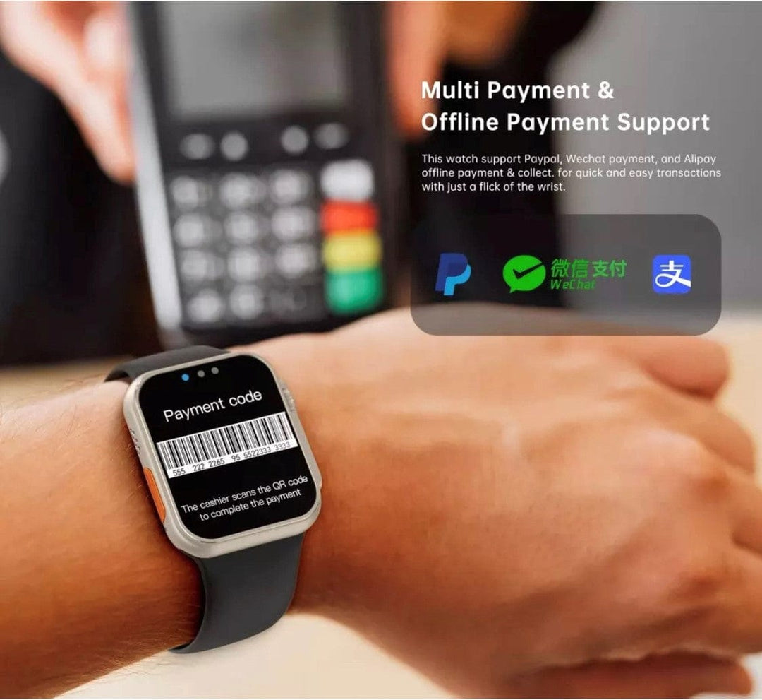 Smart Watch South Africa  Watches Black WS 8  Pro Ultra Black + free Bubble Strap