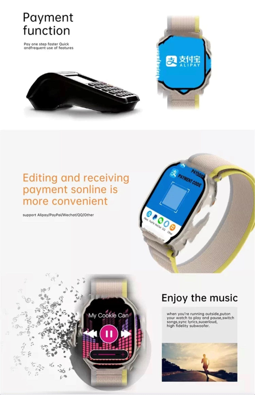 Smart Watch South Africa Watches Gold N8 Ultra  Gold