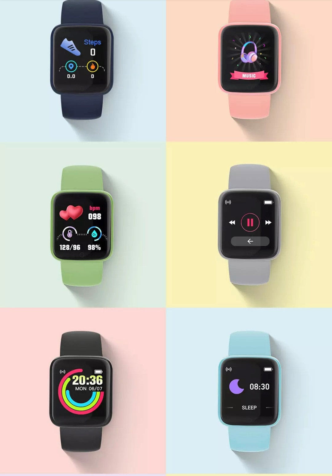 Smart Watch South Africa Watches Green Y68  Smart Watch Green