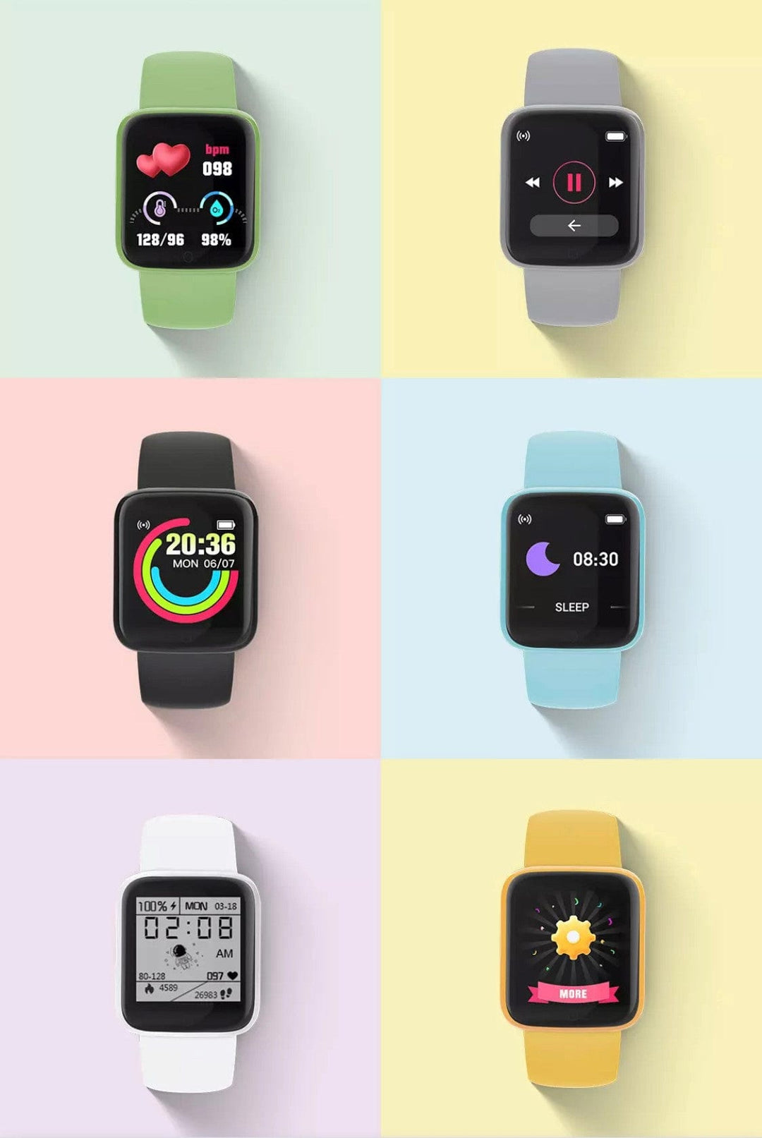 Smart Watch South Africa Watches Green Y68  Smart Watch Green