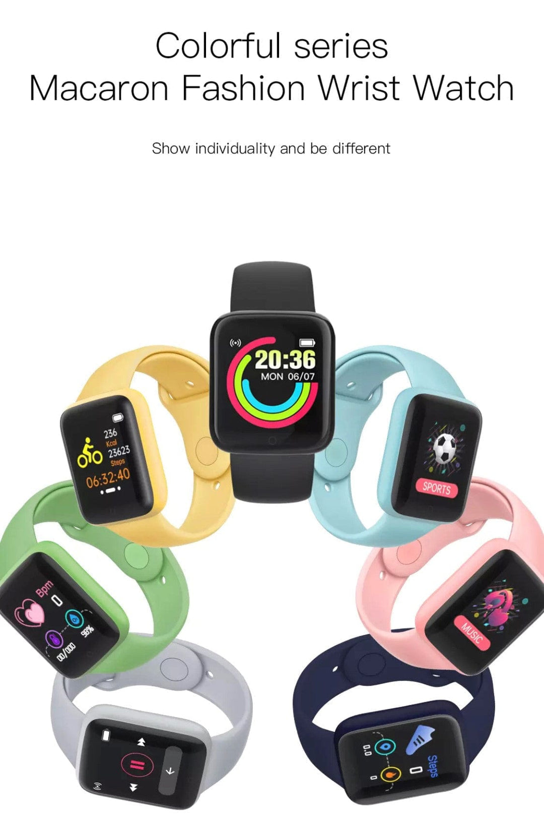 Smart Watch South Africa Watches Green Y68  Smart Watch Green