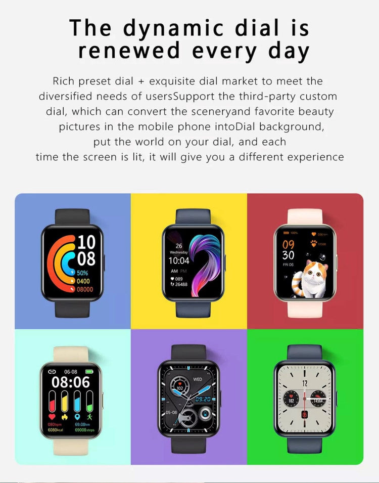 Smart Watch South Africa Watches Pink SMARTOBY 1,69 Inch HD Silver Extra Straps Availible