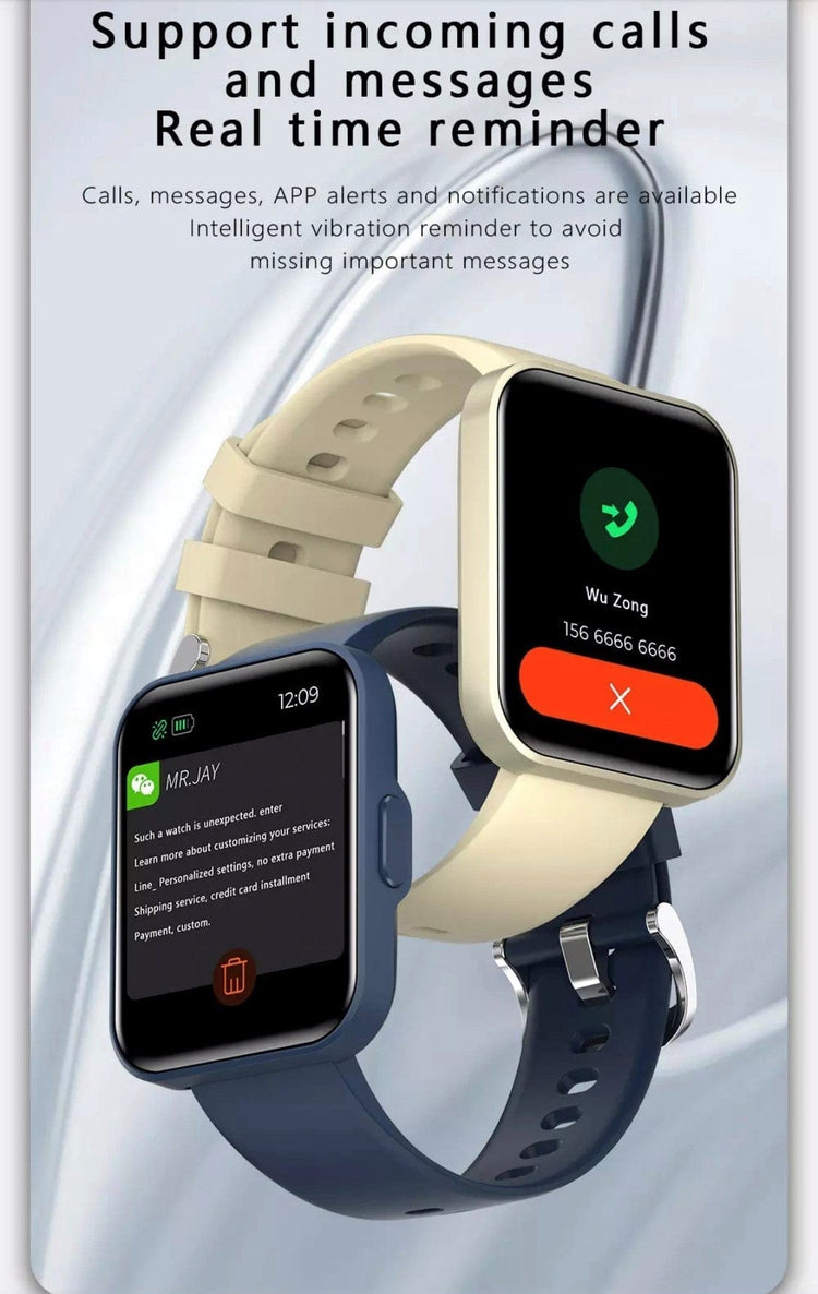 Smart Watch South Africa Watches Pink SMARTOBY 1,69 Inch HD Silver Extra Straps Availible