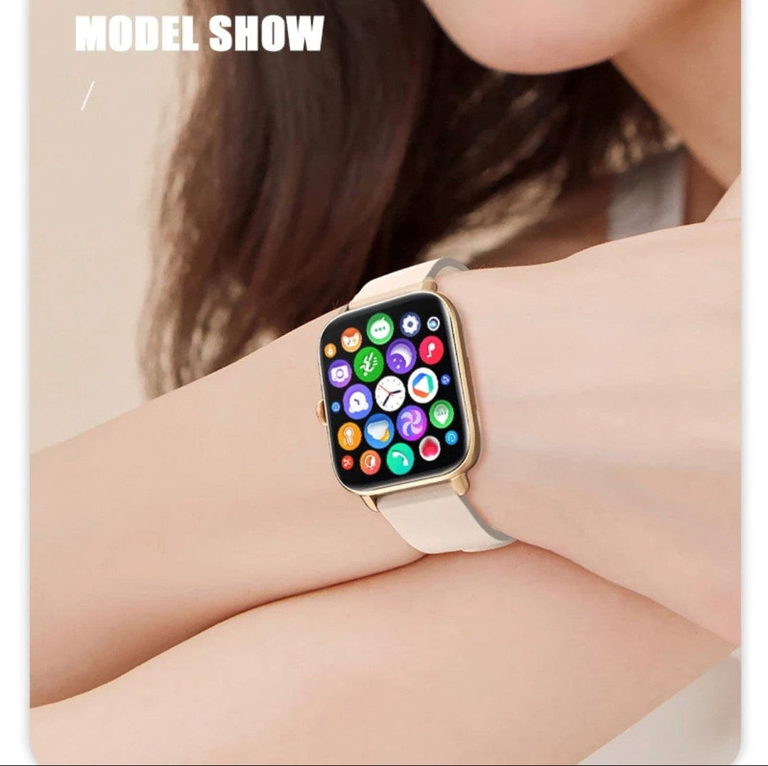 Smart Watch South Africa Watches Silver &  Quot Smartoby P28 Plus Silver& Quot with Bluetooth Calling  -- Extra Straps Availible