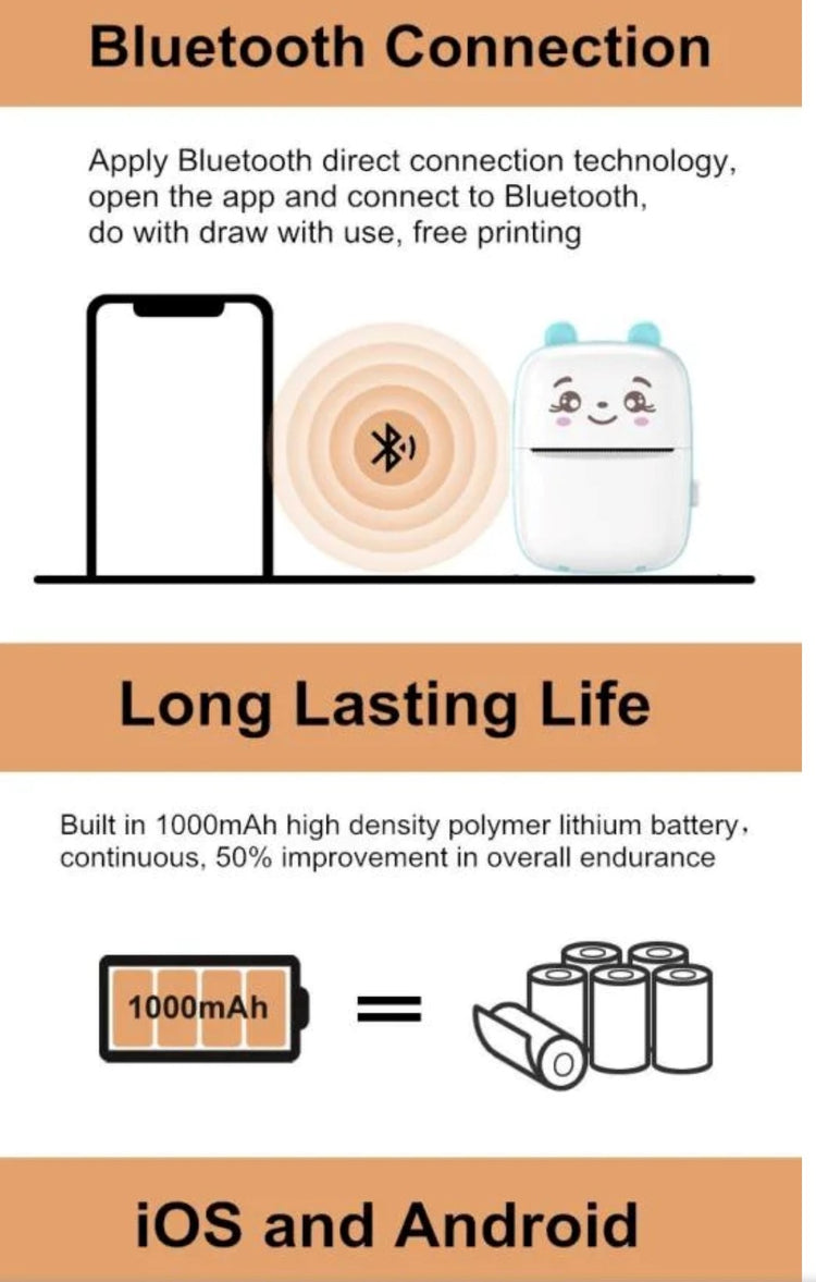 Hand Mini Printer-Smart Watch South Africa 