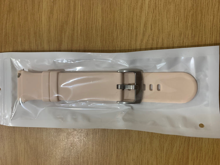 Light Pink Silicone Soft Strap 2,5CM standad at pin Smart Watch South Africa